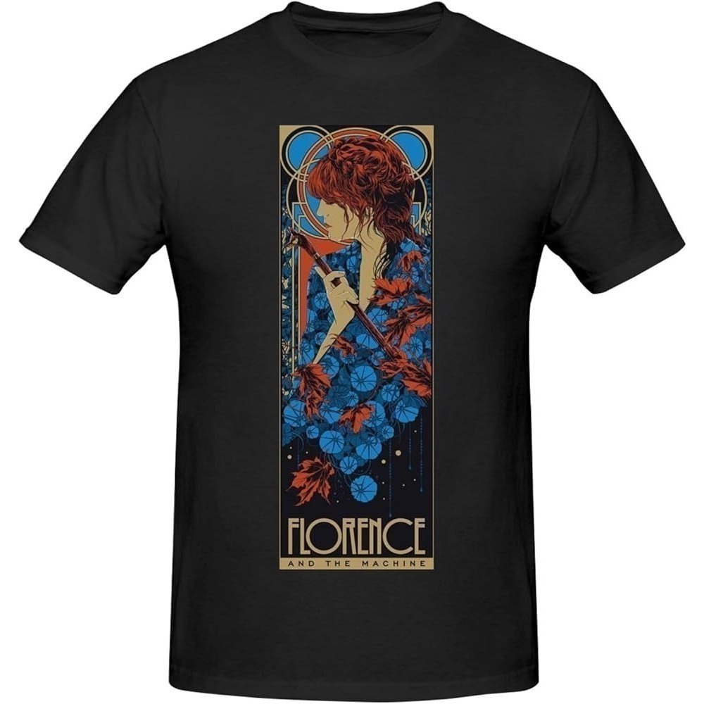 Florence Music Machine Unisex Tee Band Tour Shirt Premium Graphic Tee Shirt St